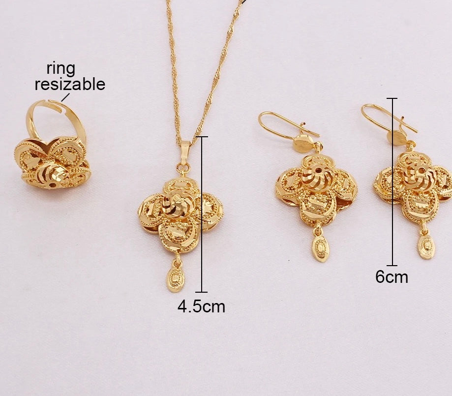Gold Jewelry Set for Women