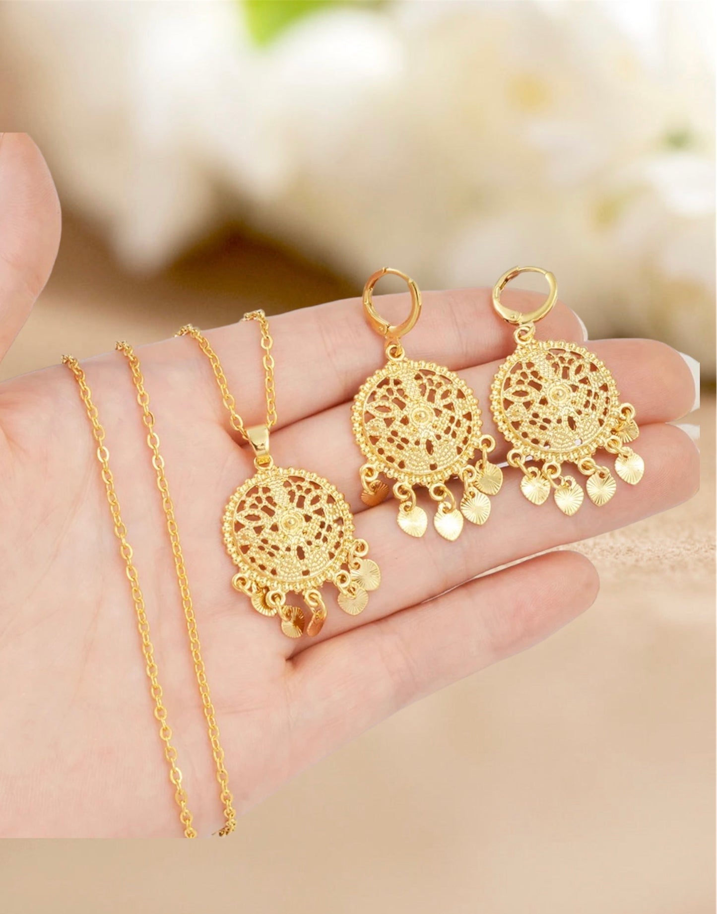 Gold Jewelry Set