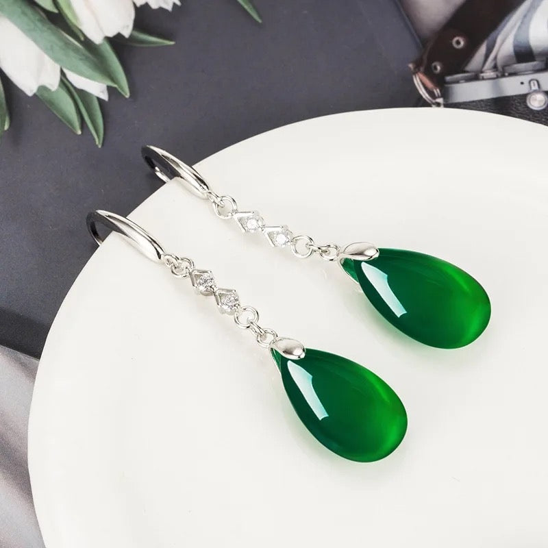 Jade Earrings, Dangle & Drop Earrings