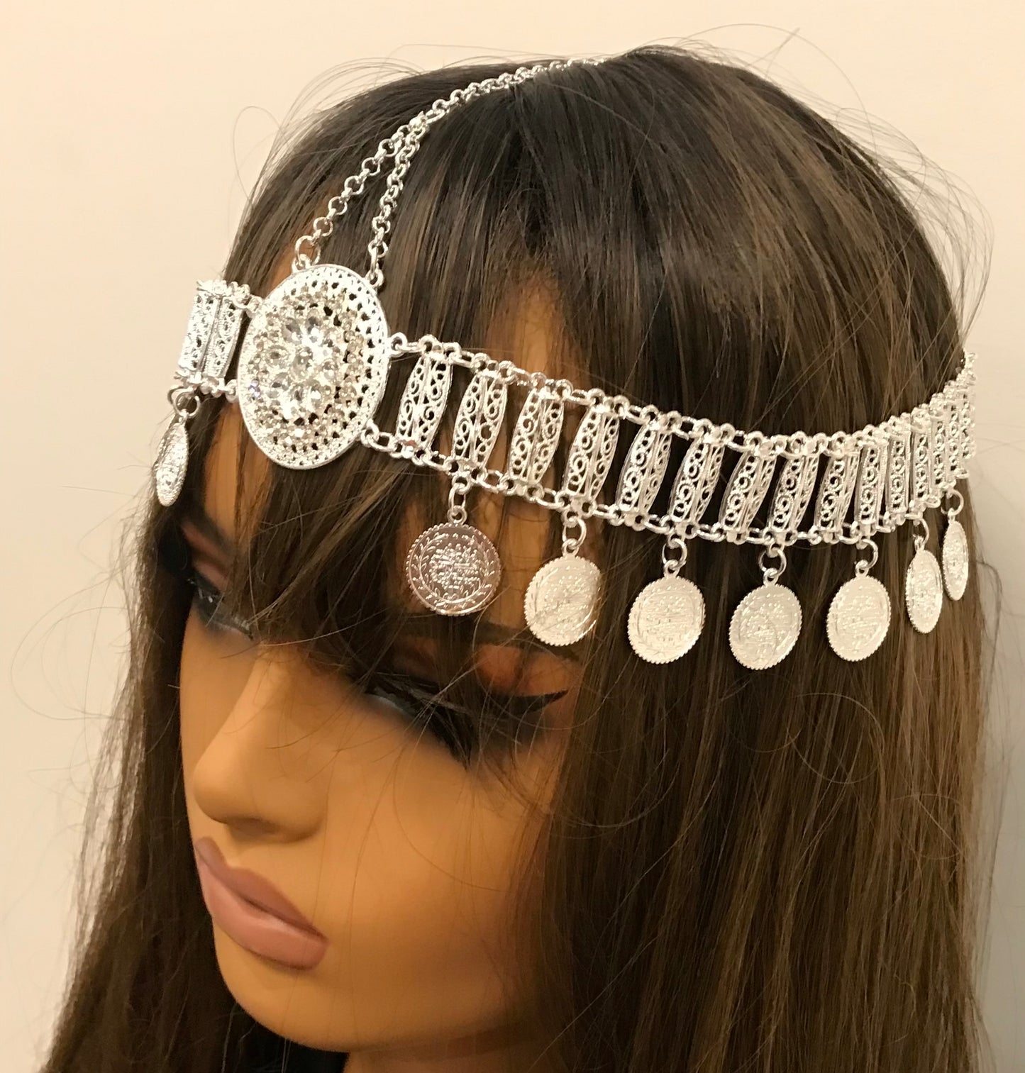 Gold Coin Hair Jewelry,