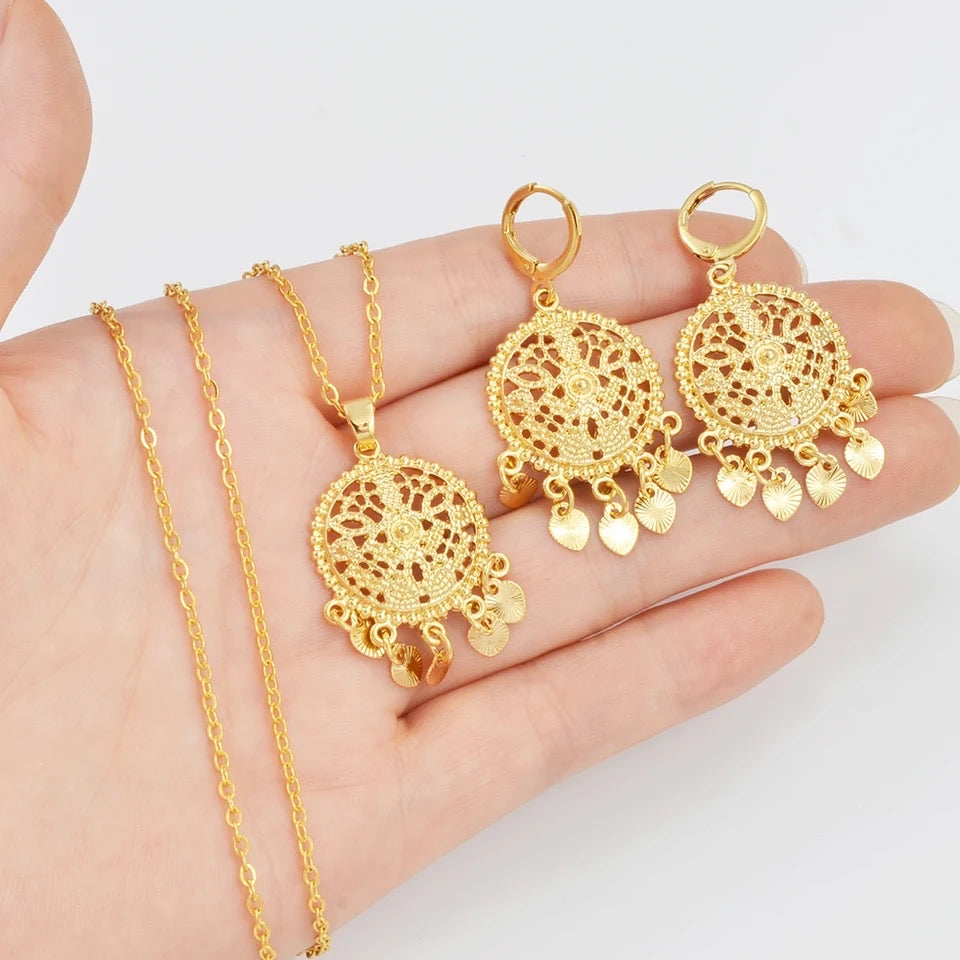 Gold Jewelry Set