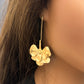 Statement Flower Drop Earrings