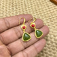 Jade earrings