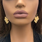 Statement Flower Drop Earrings