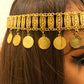 Gold Coin Hair Jewelry,