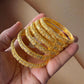 Gold Bangles, Delicate Gold Bangles