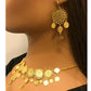 Gold Coin Jewelry Set