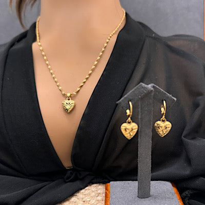 Jewelry set, Dainty Heart Jewelry Set