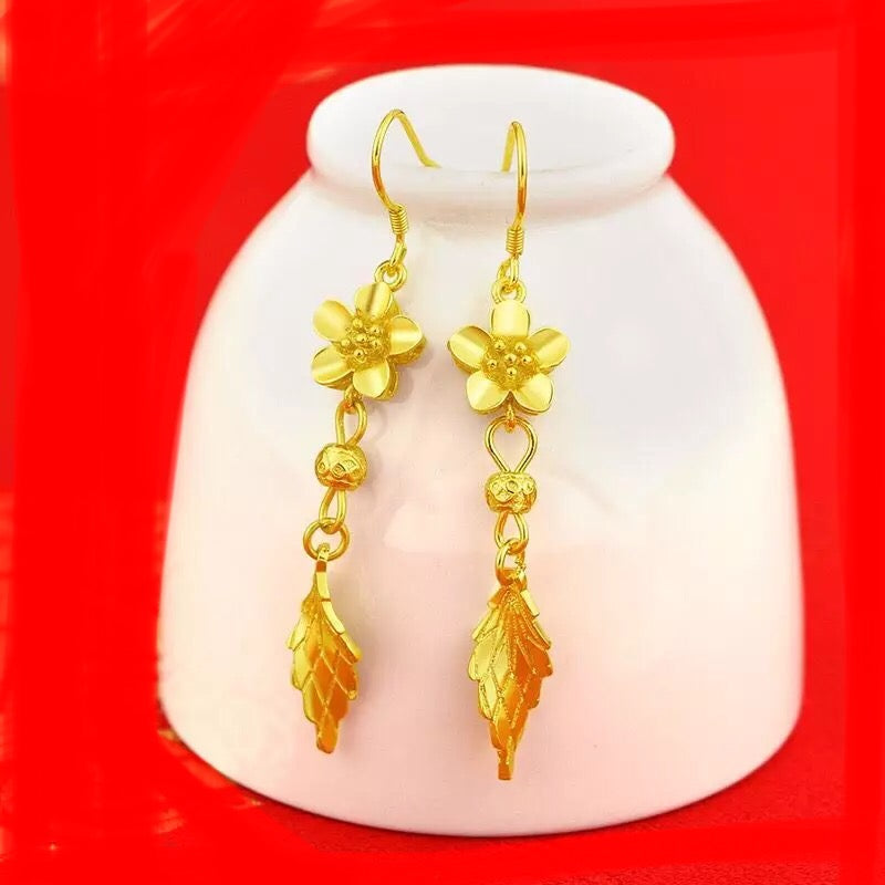 Gold Tassel Earrings
