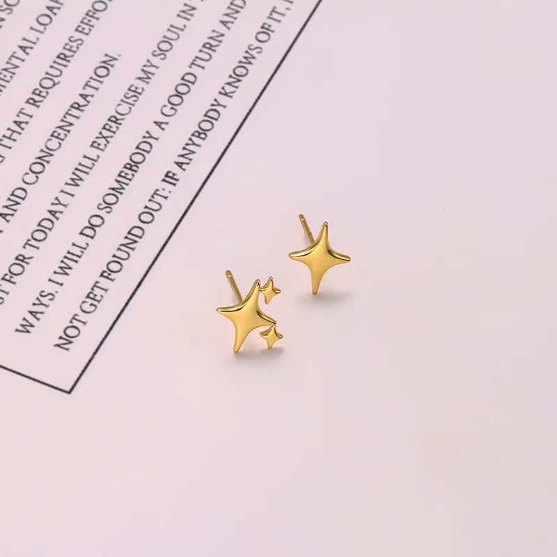 Minimalist Star Earrings