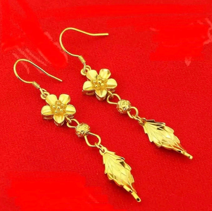 Gold Tassel Earrings