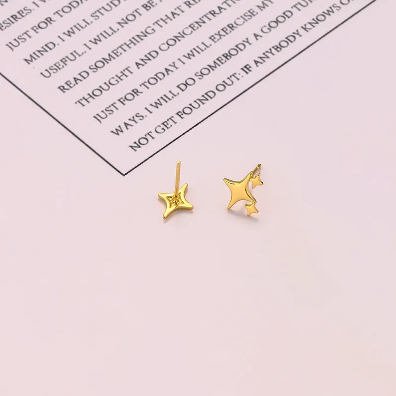 Minimalist Star Earrings