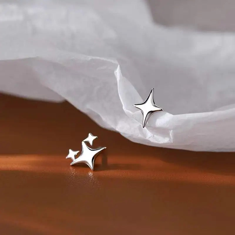 Minimalist Star Earrings