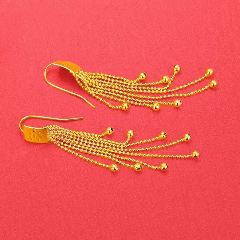 Shimmery Dangle Earrings