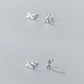 Stud Earrings, Minimalist 'X' Earrings