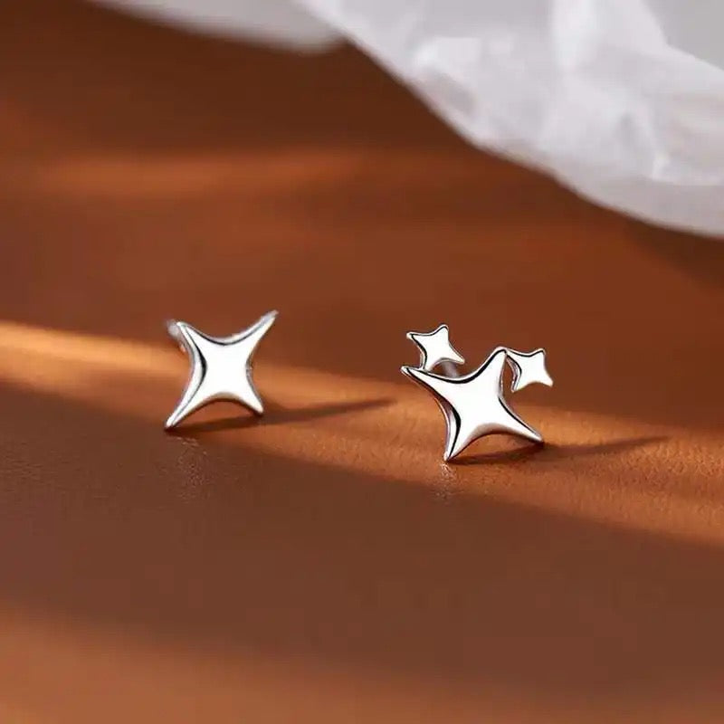 Minimalist Star Earrings
