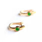 Natural Green Jade Earrings