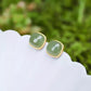 Natural Jade Earrings, Hetian Jade Earrings