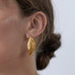 Leaf Earrings, Gold Earrings