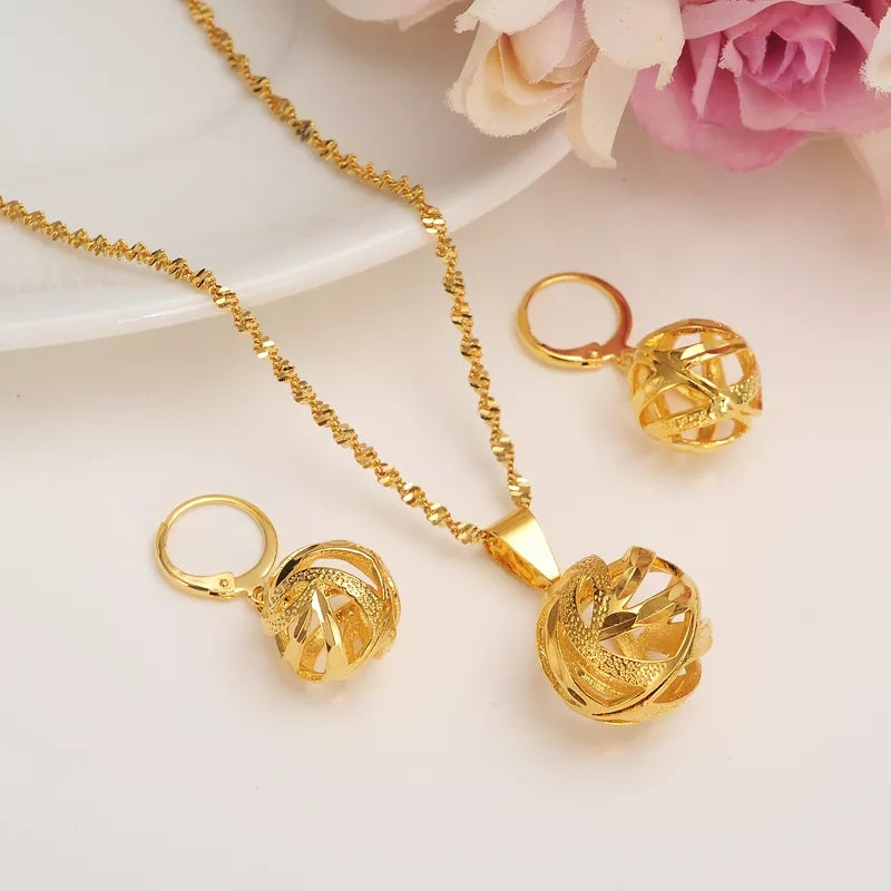 Gold Jewelry Set for Women