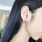 Natural Green Jade Earrings