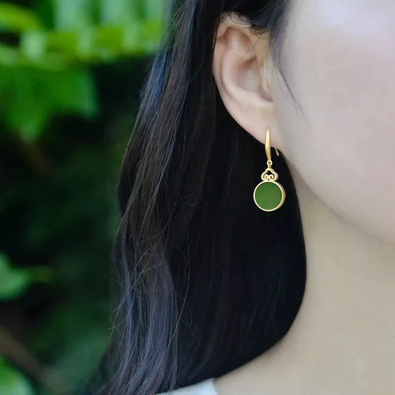 Jade Earrings, Dangle & Drop Earrings