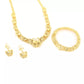Gold Jewelry Set, Butterfly Jewelry