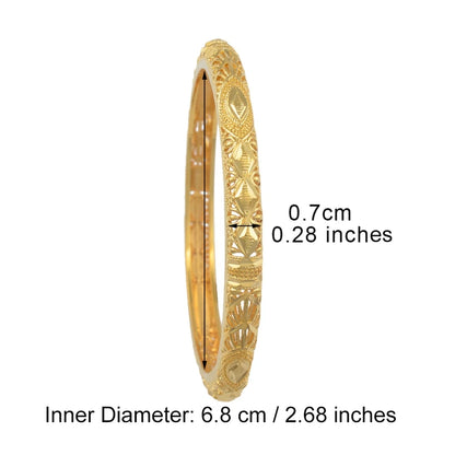 Indian Bridal Bangles, 24k Gold Plated Bangles