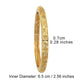 Indian Bridal Bangles, 24k Gold Plated Bangles