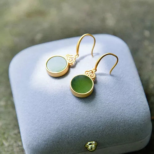 Jade Earrings, Dangle & Drop Earrings