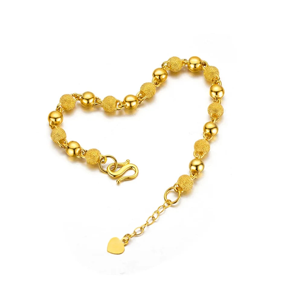 Gold Beaded Bracelet