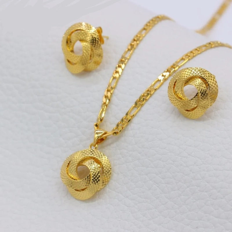 Gold Jewelry Set