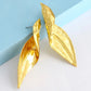 Leaf Earrings, Gold Earrings