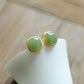 Natural Jade Earrings, Hetian Jade Earrings