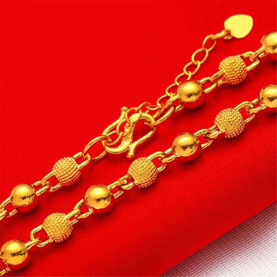 Gold Beaded Bracelet