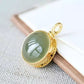 Natural Hetian Jade Necklace, Dainty Jade Necklace