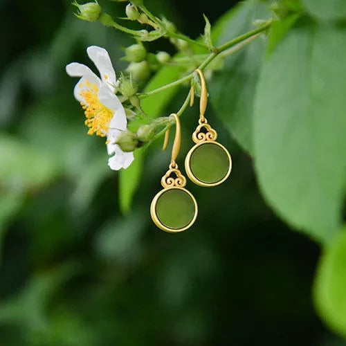 Jade Earrings, Dangle & Drop Earrings