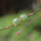 Natural Jade Earrings, Hetian Jade Earrings