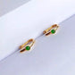 Natural Green Jade Earrings