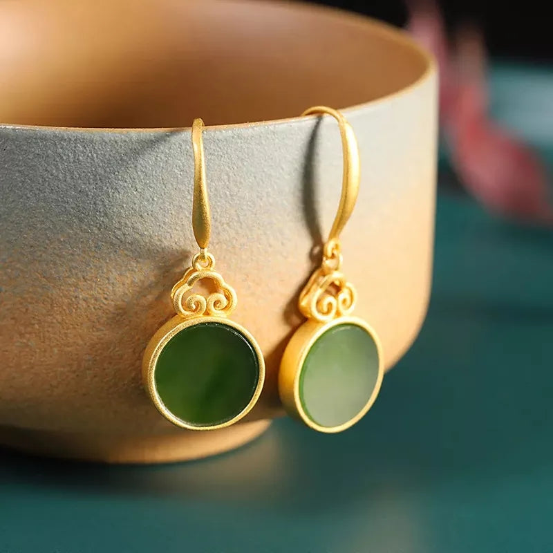 Jade Earrings, Dangle & Drop Earrings