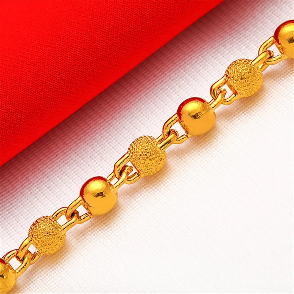 Gold Beaded Bracelet