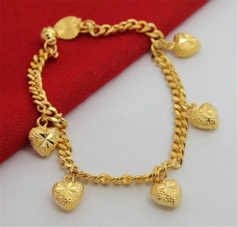 Charm Bracelet, Gold Bracelet