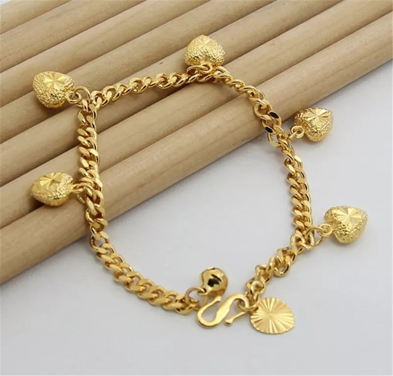Charm Bracelet, Gold Bracelet