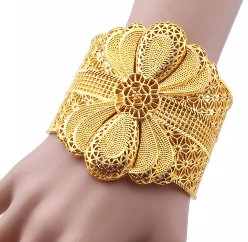 Wedding Gold Bracelet, Adjustable Bracelet