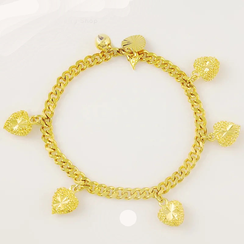 Charm Bracelet, Gold Bracelet