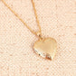 Heart Necklace, Photo Locket Necklace, Gold Heart Necklace, Gift for Her