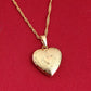 Locket Necklace, Heart Locket Necklace, Photo Locket Necklace