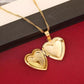 Locket Necklace, Heart Locket Necklace, Photo Locket Necklace