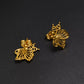 Butterfly Gold Earrings, Earrings